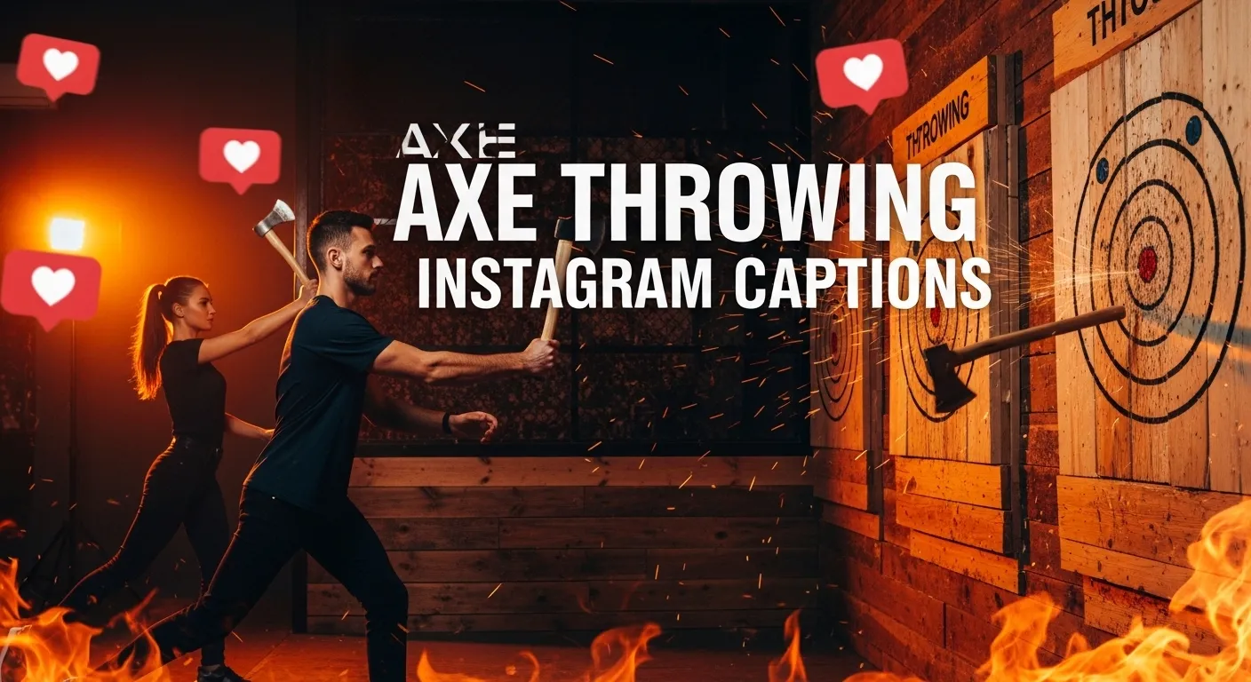 Throw That 109+ Axe Throwing Instagram Captions That Hit the Mark in 2026