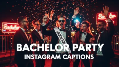 Bachelor Party Instagram Captions