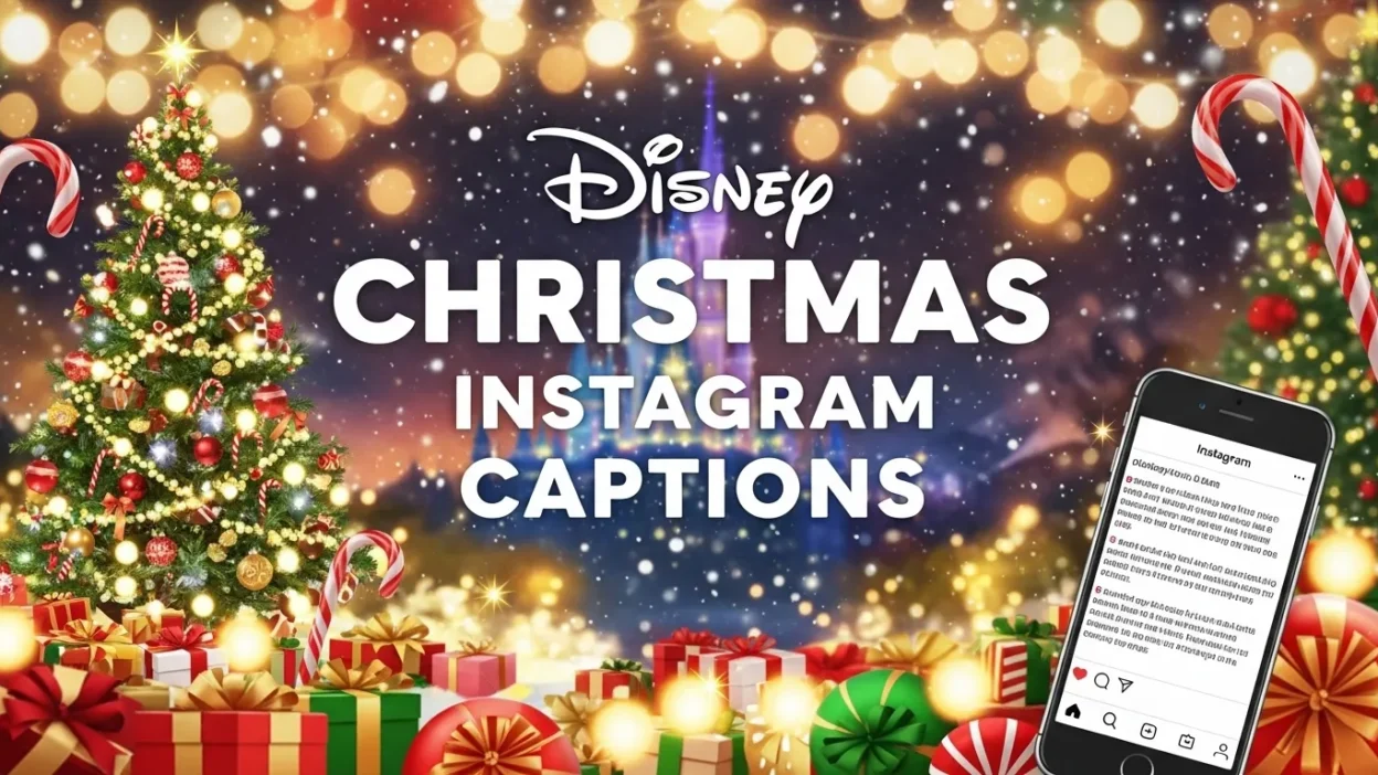 Disney Christmas Instagram Captions