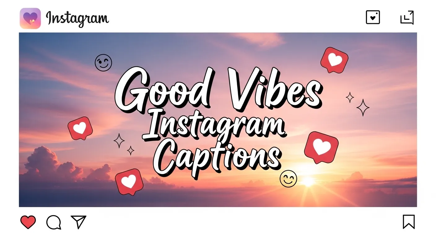 119+ Good Vibes Instagram Captions to Brighten Your Feed in 2026