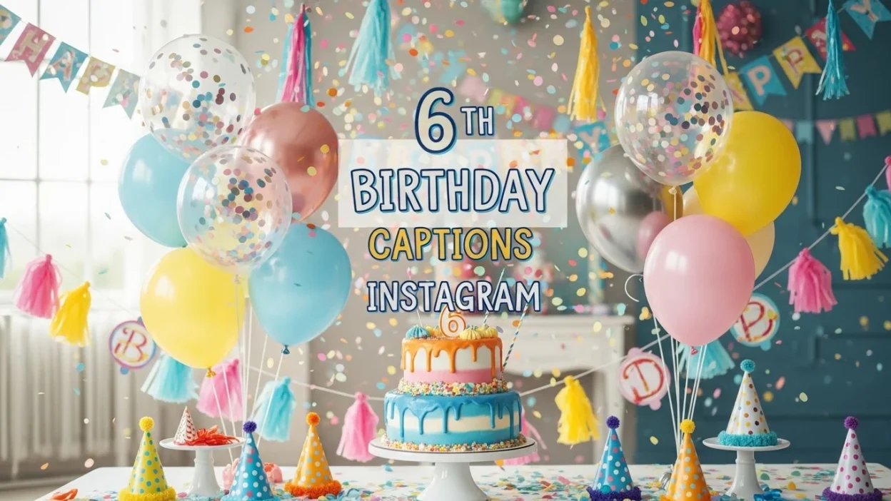 6th Birthday Captions Instagram