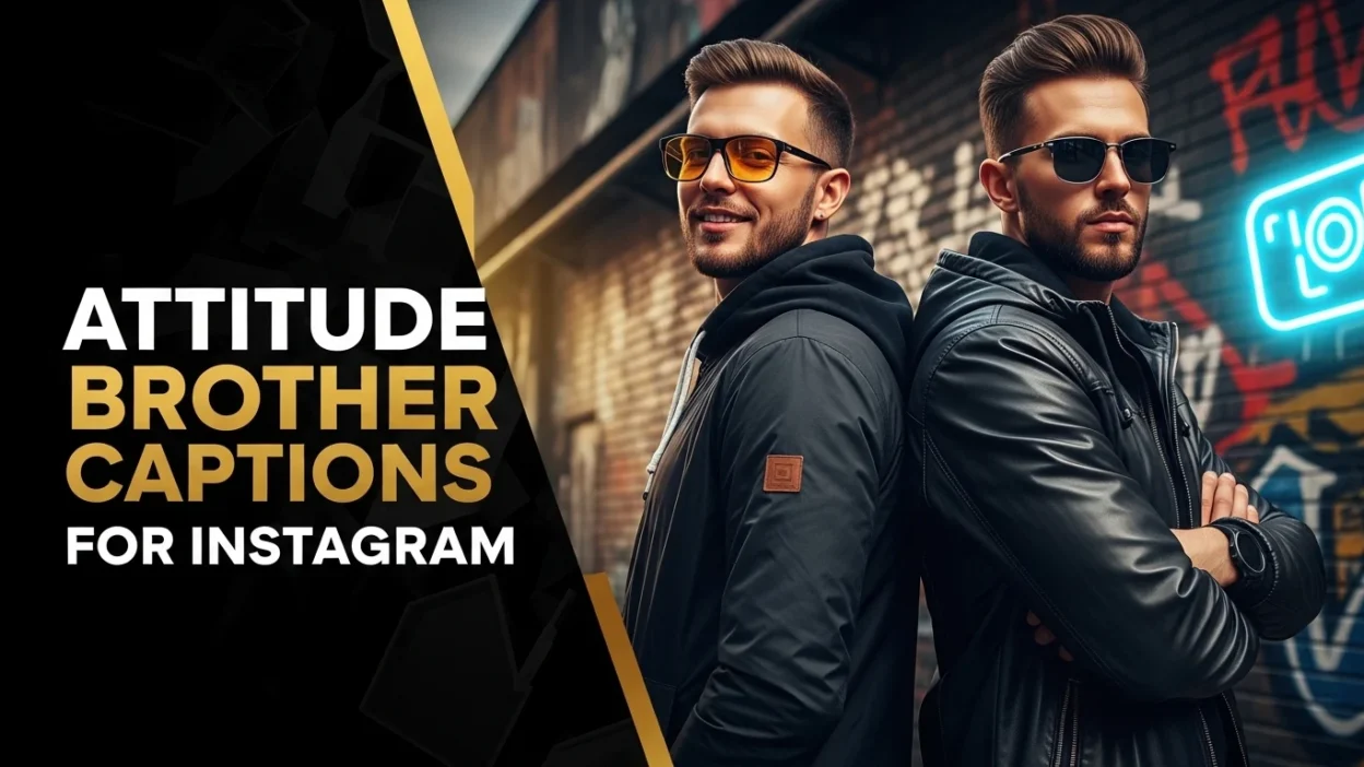 Attitude Brother Captions for Instagram