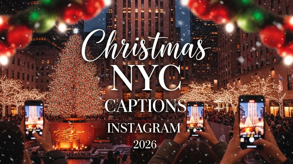Christmas NYC Captions Instagram