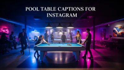 Pool Table Captions for Instagram