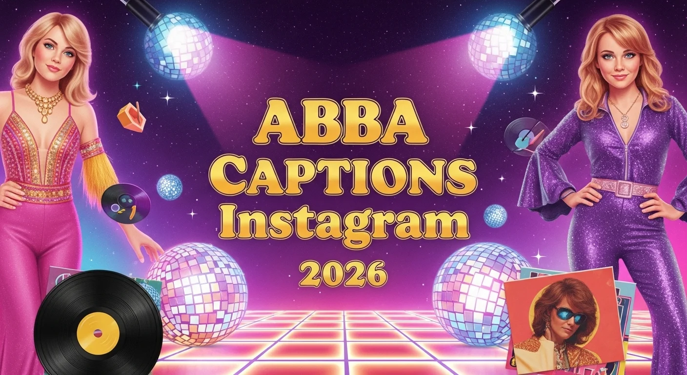 257+ ABBA Captions Instagram Viral, Aesthetic & Nostalgic Lines for ...