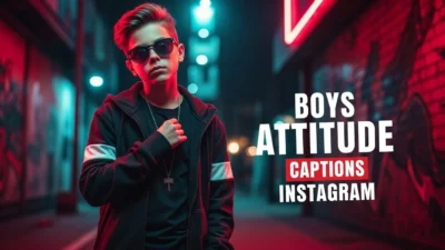 Boys Attitude Captions Instagram