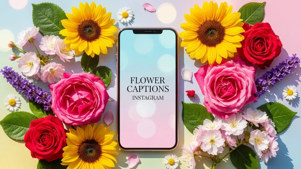 Flower Captions Instagram