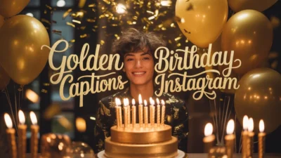 Golden Birthday Captions Instagram