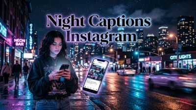 Night Captions Instagram